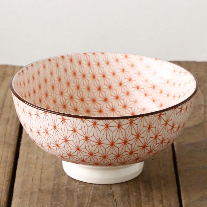 Diruien Ceramic Footed Rice and Soup Bowls