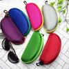 1/2pcPortable EVA Glasses Case with Carabiner Hook Colorful Sunglasses Hard Case Zipper Eyeglasses Protector Box Holder New 2025
