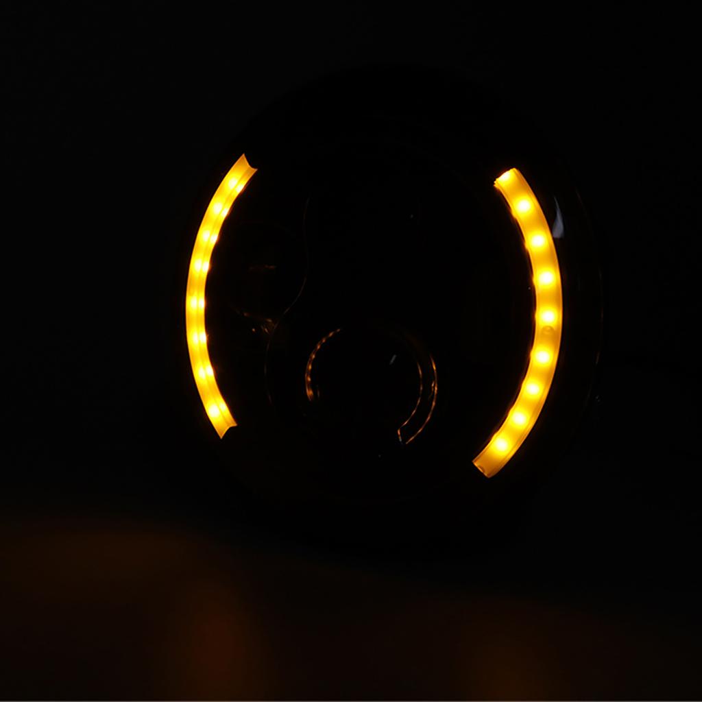 150W 7inch Round Headlight LED Halo Light for Wrangler Motorcycle