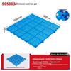 Warehouse Grid Plastic Pallet: Thickened Moisture-Proof Single-Sided Floor Mat for Logistics.