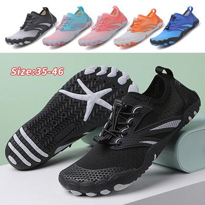 Hombres Descalzos Zapatos Acuáticos Mujeres Playa Zapatos Acuáticos Sandalias De Natación De Secado Rápido Drenaje Upstream Zapatillas De Deporte Para Fitness Yoga Buceo Senderismo Surf Camping
