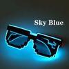 Suministros para Barra de Gafas Gafas de Mosaico Gafas Brillantes Gafas con Luz LED Gafas Luminosas LED
