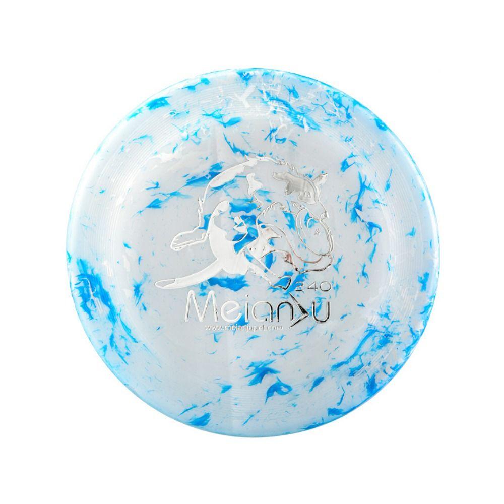 

Игрушка для собак, устойчивая к укусам, летающий диск, красочная интерактивная игрушка для собак, плавающая игрушка для домашних животных, избавляющая от скуки синий