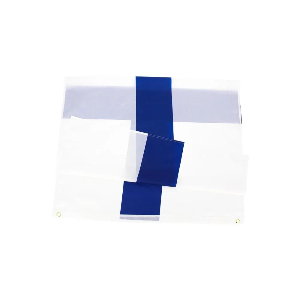 60X90CM 90X150cm Finland Flag Polyester Standard National Flag Banner Outdoor Indoor