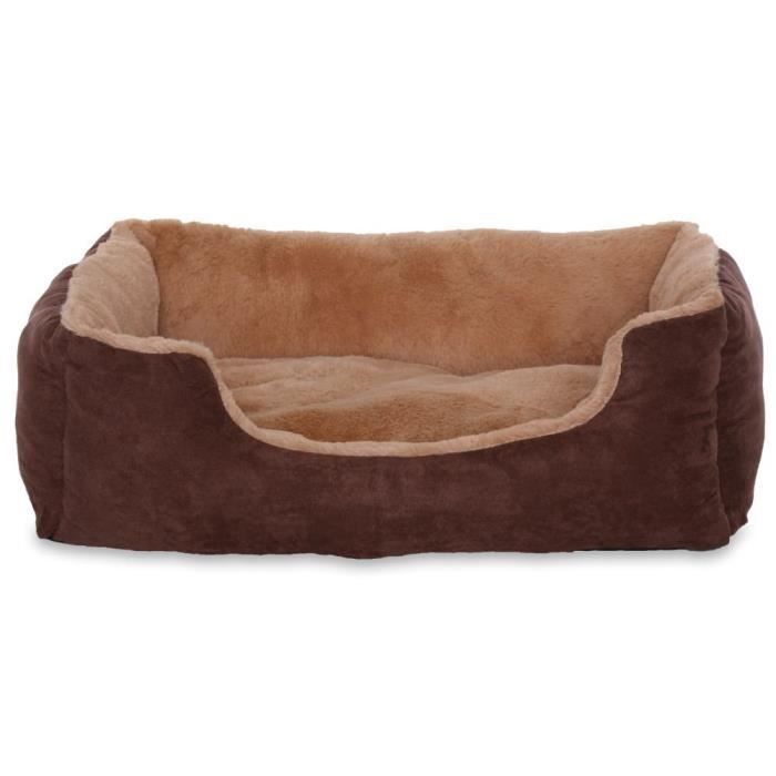 Hundebett - Dibea - DB00531 - Wendekissen - 60 x 48 cm - Beige/Braun