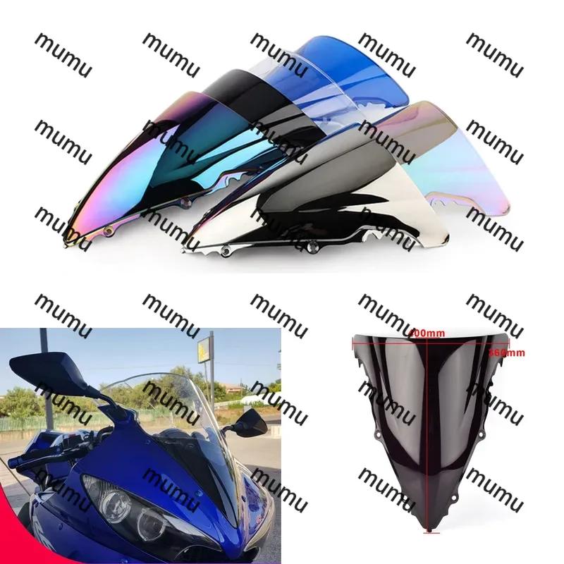 Motorcycle For Yamaha YZF R6 600 2003-2005 Screen Double Bubble Windshield Wind Deflector Protector WindScreen YZFR6 YZF-R6 2004
