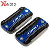 Motorcycle Accessories Fits For KAWASAKI J300 J 300 2014- 2015 2016 2017 2018  Aluminum Brake Fluid Reservoir Cap Covers