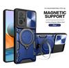 Magsafe Magnetic Camera Protection Case For Redmi Note 10 Pro 10s Armor Hybrid Metal Ring Back Cover For Redmi 10A 11A 9T 9C NFC