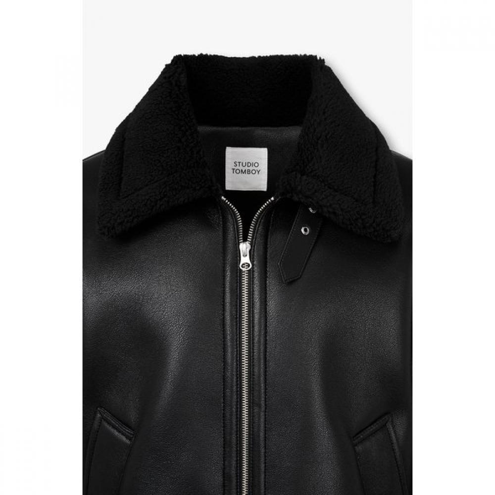 Studio Tomboy Men Synthetic Mouton Jumper 91m6461911