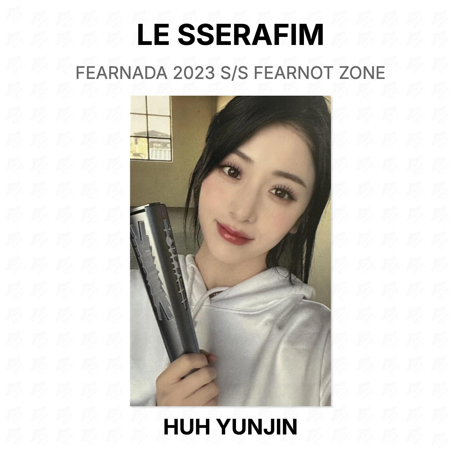 LE SSERAFIM FEARNADA 2023 S/S FEARNOT ZONE Official Photocard HUH YUNJIN