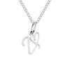 St. Delan Versatile 26-Letter Stainless Steel DIY Necklace Pendant