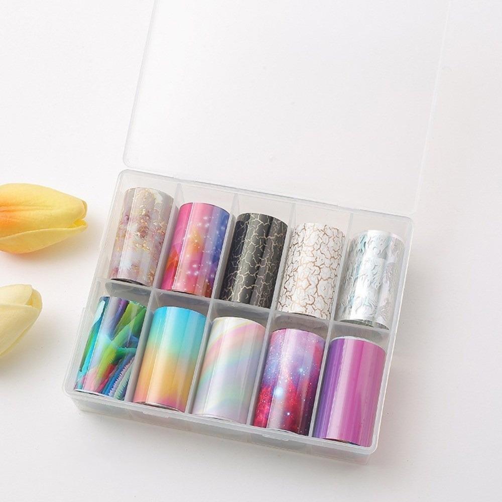 Flower Nail Foils The Starry Sky Nail Art Stickers Professional Nail Stickers  Manicure DIY