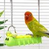 Durable Parrot Perch Stand Bite Resistant Parrot Swing Toy Birdcage Hanging Swing  Training Toy