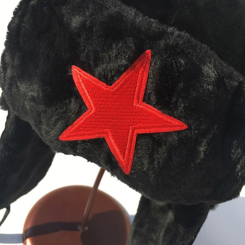 Russian Hat Autumn And Winter with Earflaps Cosplay Hat Winter Picture Props Thick Faux Fur Thicken Bucket Hat