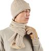 Foxfire Classic Wool Knit Scarf (5422326) in Natural