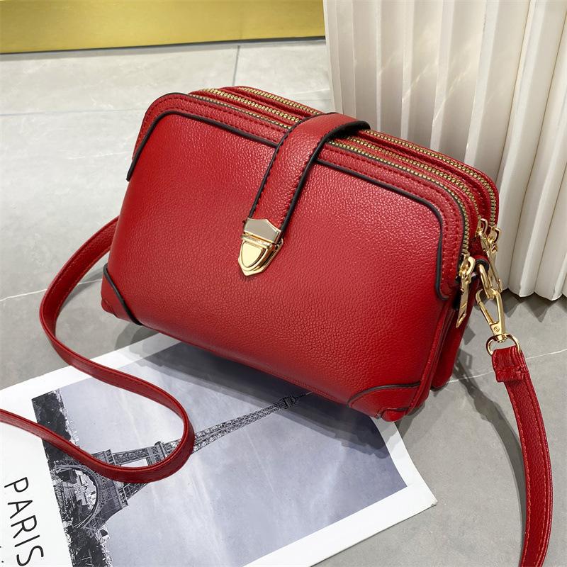 Yogodlns Fashion Phone Shoulder Bag Women PU leather Crossbody Bag Casual Small Square Bag Solid Color Messenger Handbag Purses