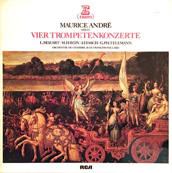 

LP Record MAURICE ANDR PLAYS LEOPOLD MOZART Vier Trompetenkonzerte ZL30634 Erato 1978 Germany Classical Used