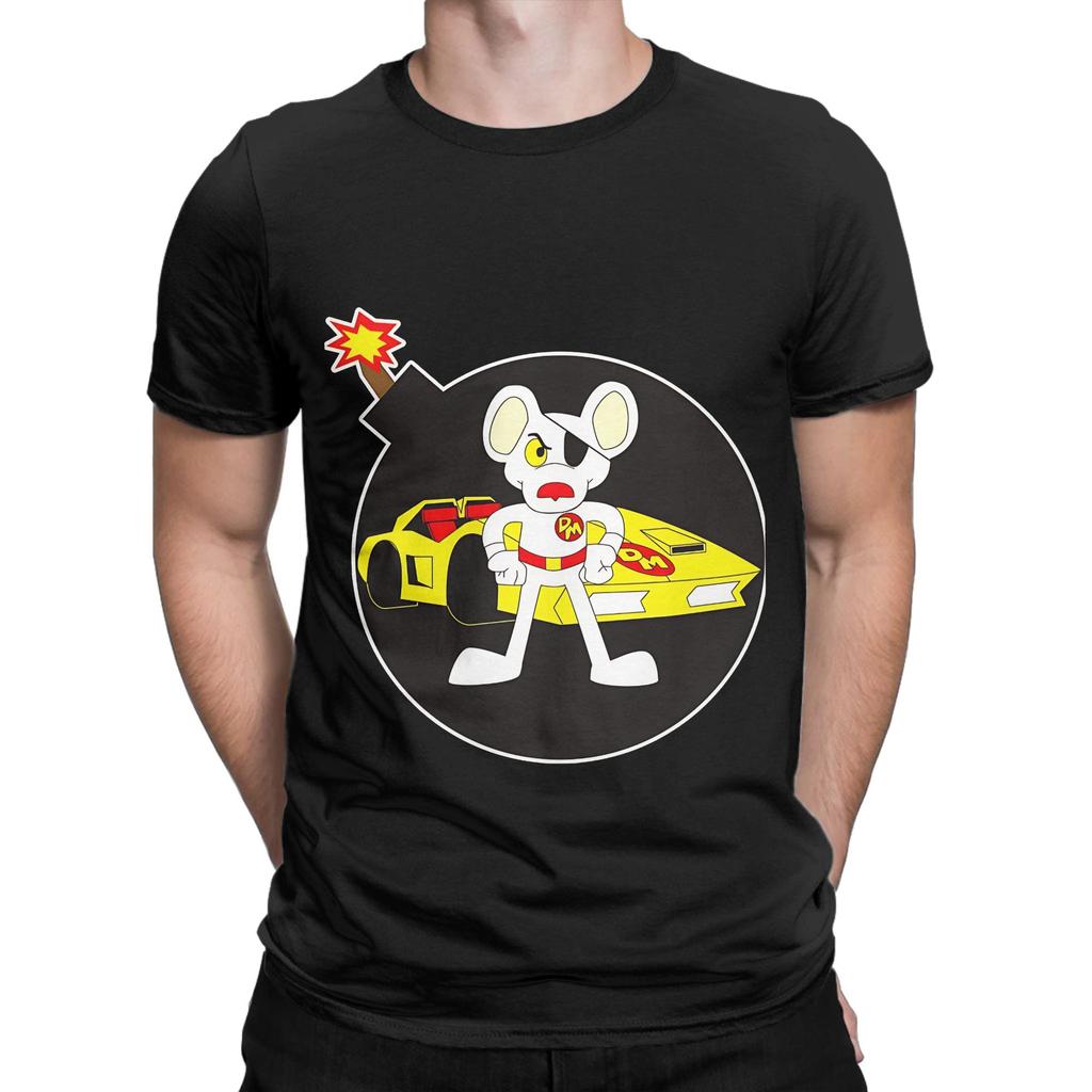 Danger Mouse Danger Mouse Novelty Graphic 100 Cotton TShirt Danger Mouse Tees Tops For Unisex