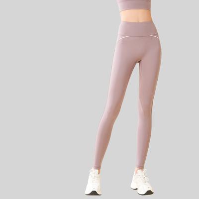 New Summer Yoga Pants Female High Elasticity Nude Feel Slimming High Waist Yoga Fitness Pants for Women