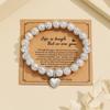 Female Pink Zebra Bead Bracelet. Gift to Daughter and Mother Nana Natural Crystal Stone Healing Spirit Bracelet
