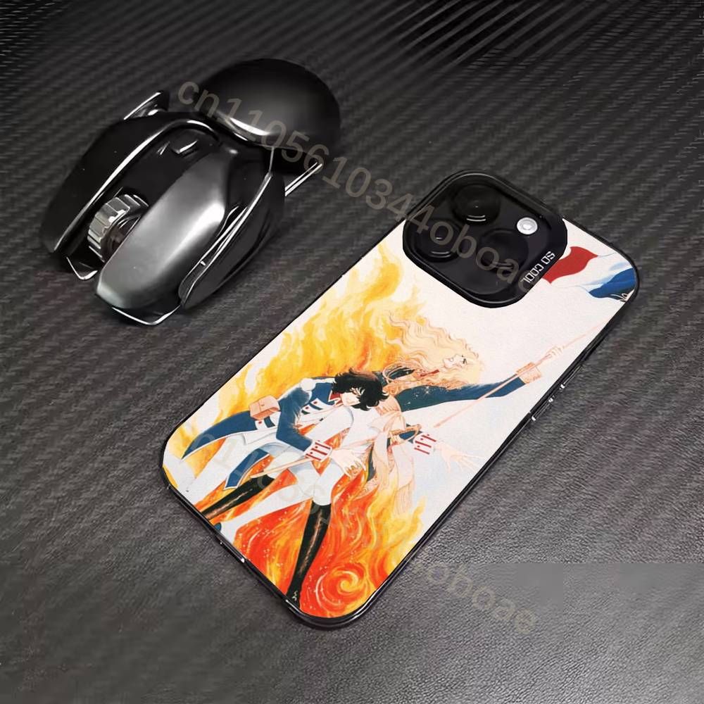 Rose of V-Versailles Lady Oscar Phone Case For iPhone 17,16,15,14,13,12,11,Pro,Max,Plus Shockproof Cover