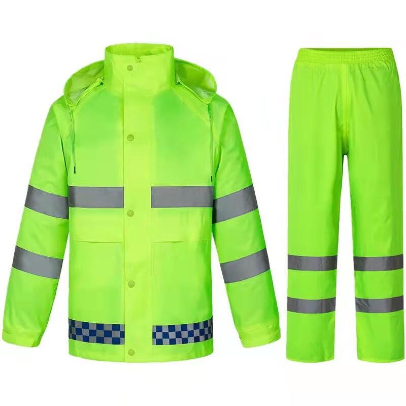 Xihe Kids Reflective Two-Piece Raincoat Set