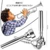 Trumpet silver trumpet for beginners and professional players 7C mouthpiece, brass, plated, mouthpiece, (silver, nozzle)