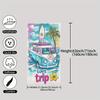Summer Beach Towel, Camper Design, Soft and Comfortable, Light and Sand-proof, High Absorbent Bath Towel 80x130cm