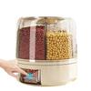 360° Rotating Kitchen Rice Bucket,split Type Sealed Jar,moisture-proof,insect Proof,grain Miscellaneous Grain Storage Container