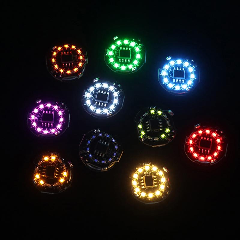 Magnetic Control Lamp Magnet Wireless Led Induction Lights + Button Battery + Magnet Diy Toys Robot Anime Landscape Model
