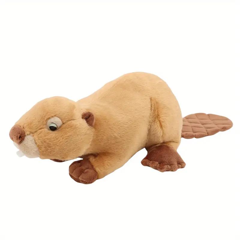 Lifelike Beaver Plush Stuffed Animal Beaver Plush Toy Home Decor Christmas Beaver Plush Thanksgiving Day Gift Best for Christmas