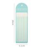 1pcs Macaron Color Sticky Strips 160 Sheets Fluorescent PET Transparent Memo Pad Index Stickers Office