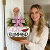 Wooden Hanging Tags, Hanging Signs, Summer Sweet Watermelon, Outdoor Garden,  Courtyard Decoration,