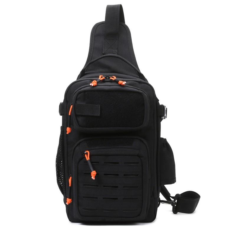 Multi-Functional Fishing Chest Pack Waterproof Tactical Sling Bag Outdoor Angling Hiking Camping Lightweight