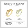 Adjustable Open Ring Women With Natural Shell Inlay Micro Pave Zirconia Fashionable Stackable Finger In Palladium
