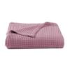 Soft Cotton Waffle Weave Baby Blanket With Mesh Ventilation Swaddle Wrap Newborns Toddlers Breathable Use