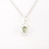 Natural Green Amethyst Gemstone 925 Sterling Silver Jewelry Handcrafted Pendant PP-6-50