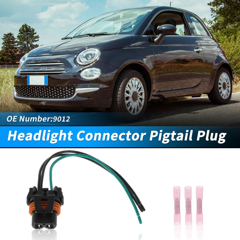 X Autohaux №9012 Галогенный Разъем Лампы Коса Проводки для Fiat 500 2012-2017