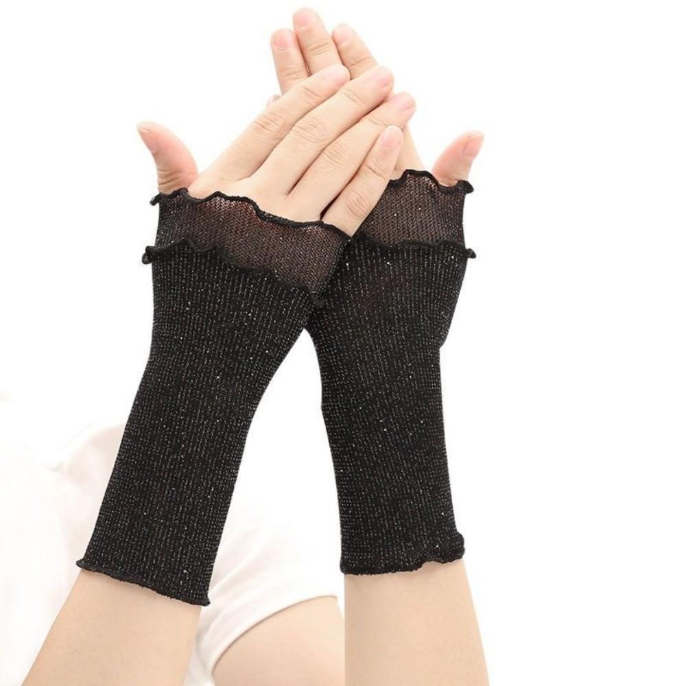 Lace Wrist Cuffs Ruffled Floral Bracelet New Hand Sleeve Women