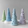 Tree Shaped Silicone Candle Mold Christmas Tree Resin Mold 3D Ornament Mould Handmade-Soap Epoxy Molds Home Decor