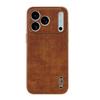 AZNS For iPhone 17 Pro Max Case Electroplating Crocodile Texture PU+TPU Phone Cover