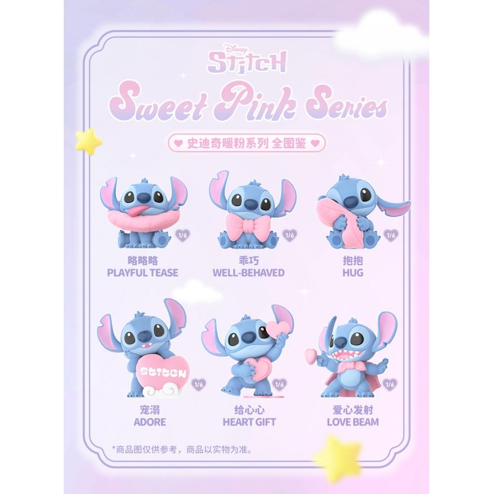 Disney Blindbox Stitch Sweet Pink  1box  6pcs 