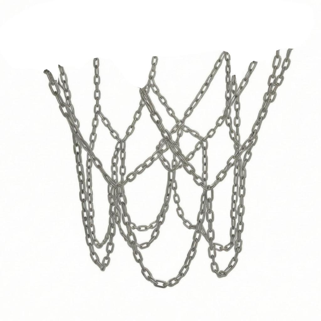 Basketball Hoop Chain Net Rustproof Metal Thickened for Driveway