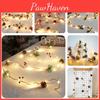 2m Pine Christmas Cone Led String Light Battery Xmas Tree Garland Decors Lamp
