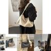 Large Capacity Solid Color Summer Women's Fashion Minimalist Commuter Tote Bag