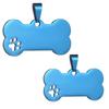 50pcs Stainless Steel Pet ID Tags Personalized Dog Name Tags