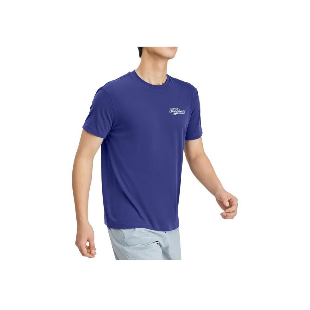 Skechers Sports Alliance Series Fashion Soft Simple Short Sleeve T-Shirt Unisex Tops L225U199-013D