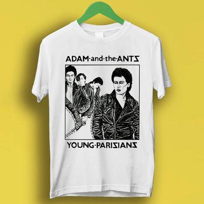 Adam And The Ants Young Parisians 70er New Wave Musik Geschenk Top T-Shirt Herren- und Damen-Gleich Rundhals Reines Baumwoll-T-Shirt