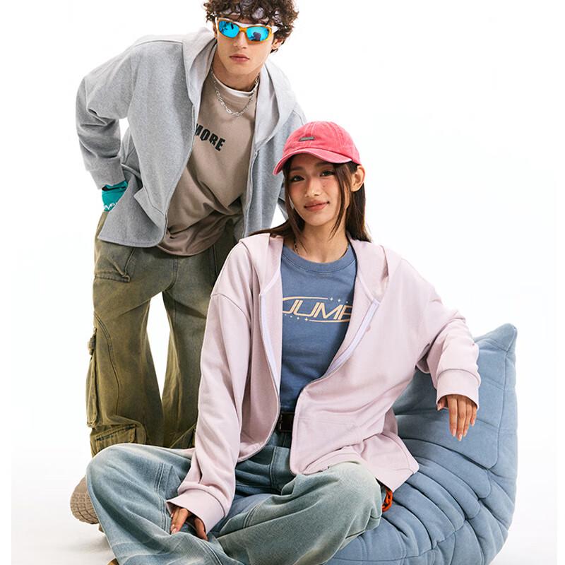 Fingercroxx Women's Fleece-Lined Loose Fit Zip-Up Hoodie