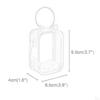 Clear Figure Display Bag Collectibles Case for Mini Figures Zipper Closure Dustproof